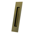 Deltana Jaladera Empotrada Rectangular de Uso Rudo 10" — Latón Antiguo