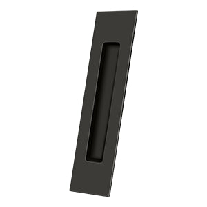 Deltana Jaladera Empotrada Rectangular de Uso Rudo 10" — Bronce Aceitado