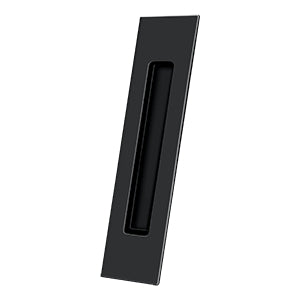 Deltana Jaladera Empotrada Rectangular de Uso Rudo 10" — Negro Mate