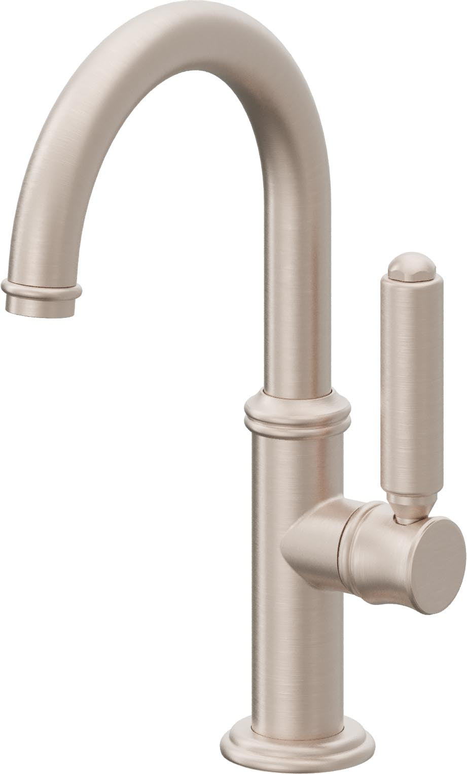 California Faucets D Street Llave de Lavabo/Bar de Un Solo Orificio - Níquel Satinado