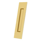 Deltana Jaladera Empotrada Rectangular de Uso Rudo 10" — Latón Pulido PVD