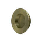 Deltana Jaladera Empotrada Redonda de Uso Rudo 1-7/8" — Latón Antiguo