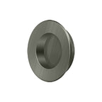 Deltana Jaladera Empotrada Redonda de Uso Rudo 1-7/8" — Níquel Antiguo Mate