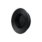 Deltana Jaladera Empotrada Redonda de Uso Rudo 1-7/8" — Negro Mate