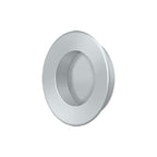 Deltana Jaladera Empotrada Redonda de Uso Rudo 1-7/8" — Cromo Satinado