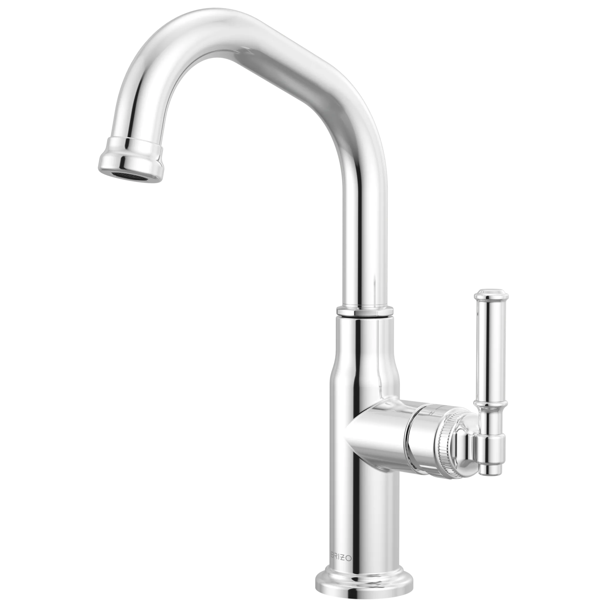 Brizo Faircroft Mezcladora de Bar — Surtidor en Ángulo — Cromo — Manija Coin Edge