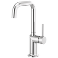 Brizo Odin Mezcladora de Bar — Surtidor Cuadrado — Cromo — Manija Metálica