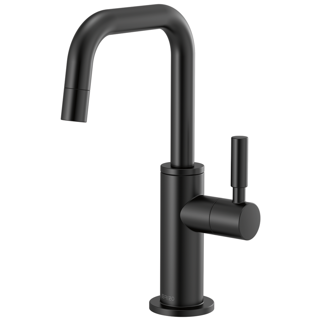 Brizo Odin Dispensador de Agua Fría — Surtidor Cuadrado — Negro Mate