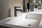 California Faucets Avalon Llave Monomando para Lavabo - Surtidor Bajo - Negro Mate