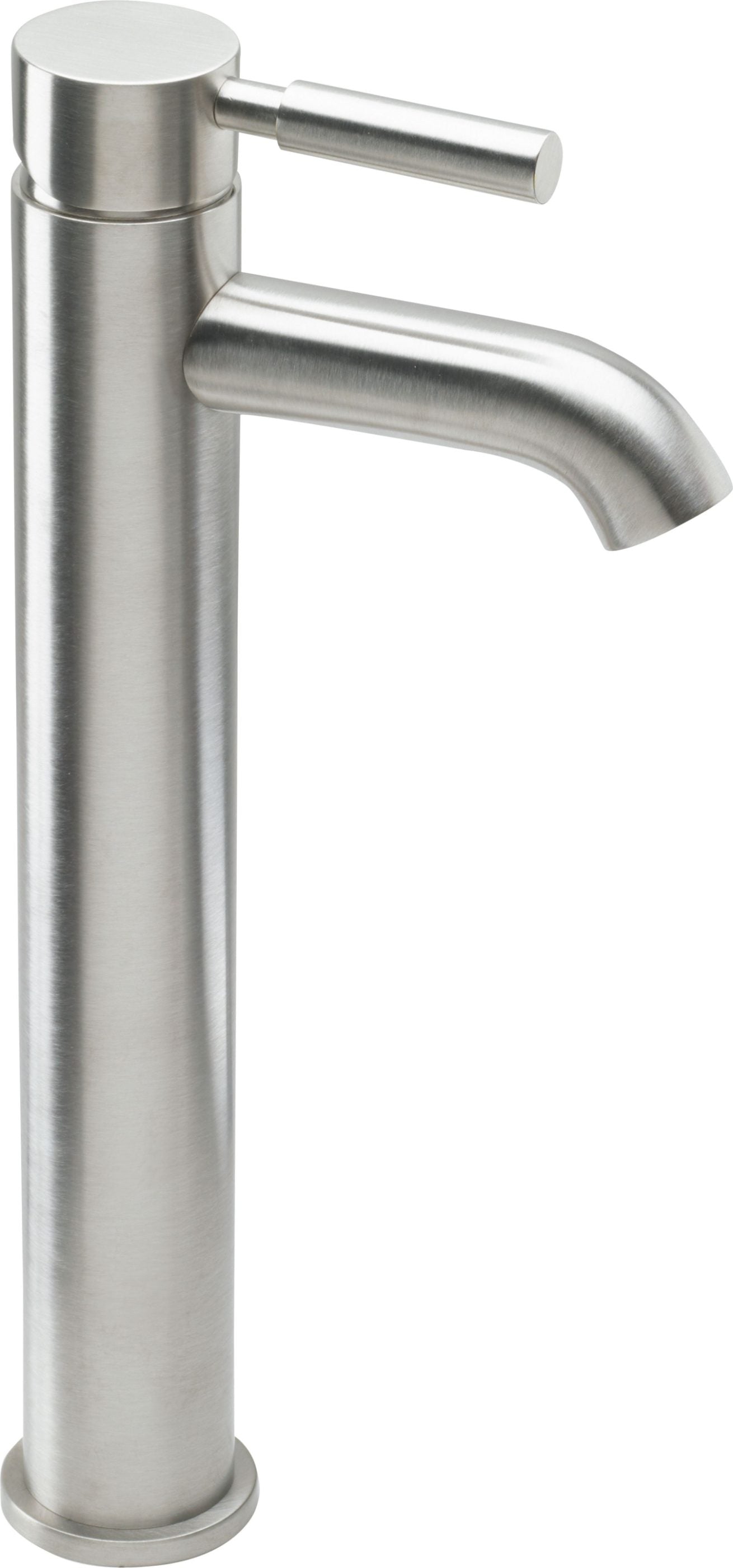 California Faucets Avalon Llave Monomando para Lavabo - Surtidor Alto - Níquel Satinado