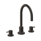 California Faucets Avalon Llave de Lavabo de 3 Orificios para Cubierta, con Dos Manerales - Bronce Oscuro