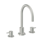 California Faucets Avalon Llave de Lavabo de 3 Orificios para Cubierta, con Dos Manerales - Cromo Satinado
