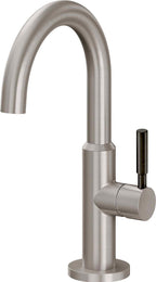 California Faucets Salinas Llave de Lavabo/Bar de Un Solo Orificio - Pico Alto - Níquel Satinado
