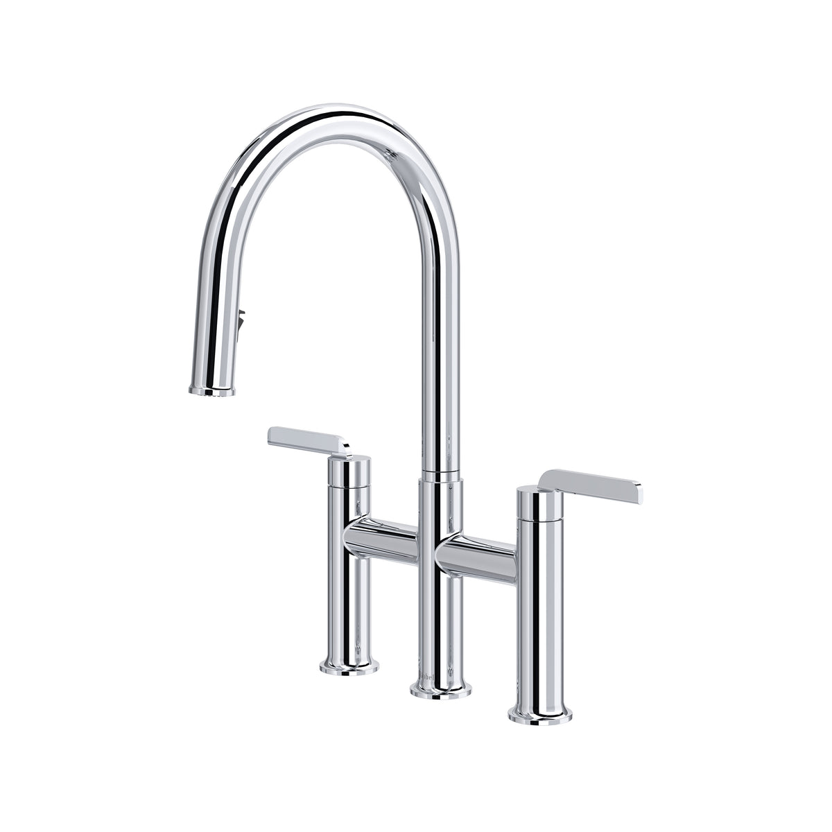 Rohl Authentica Mezcladora de Cocina Tipo Puente Extraíble Surtidor en C - Cromo