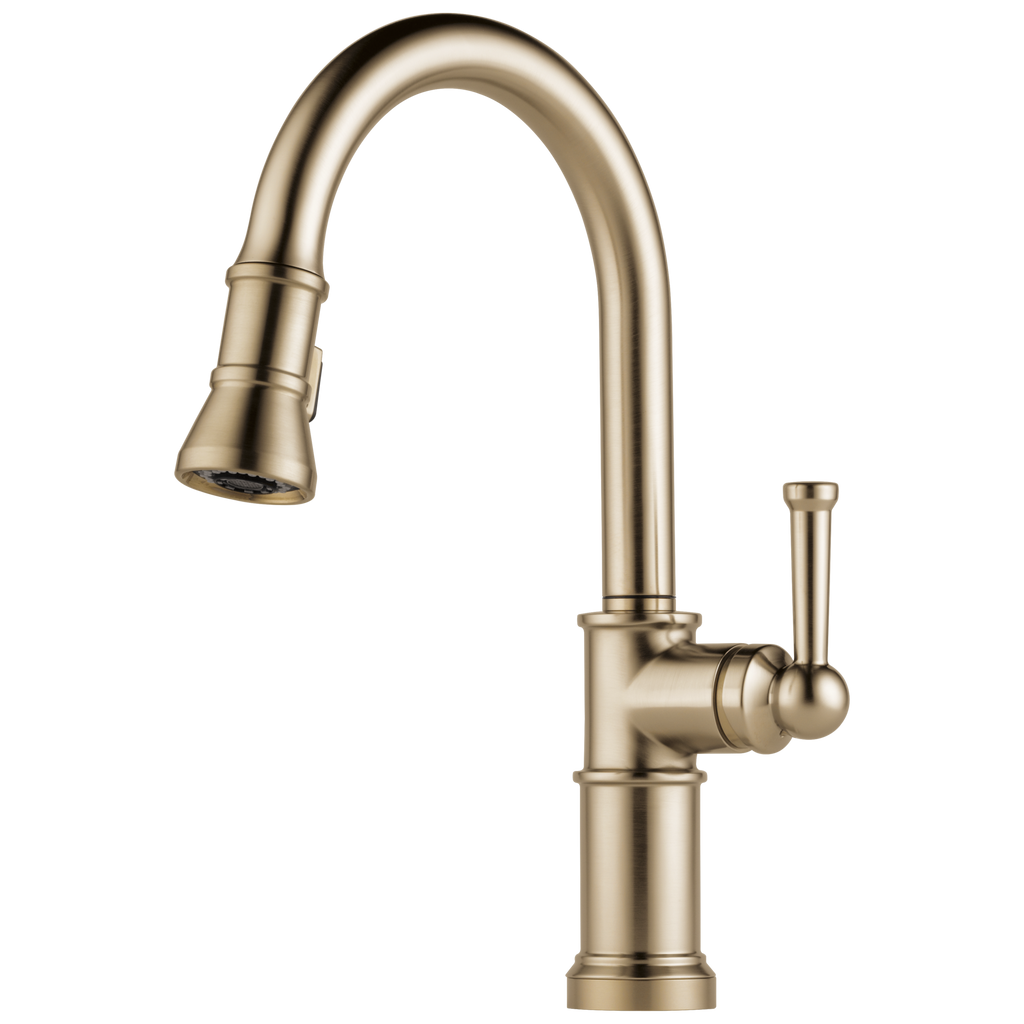 Brizo Artesso Mezcladora Extraíble — Oro Luxe