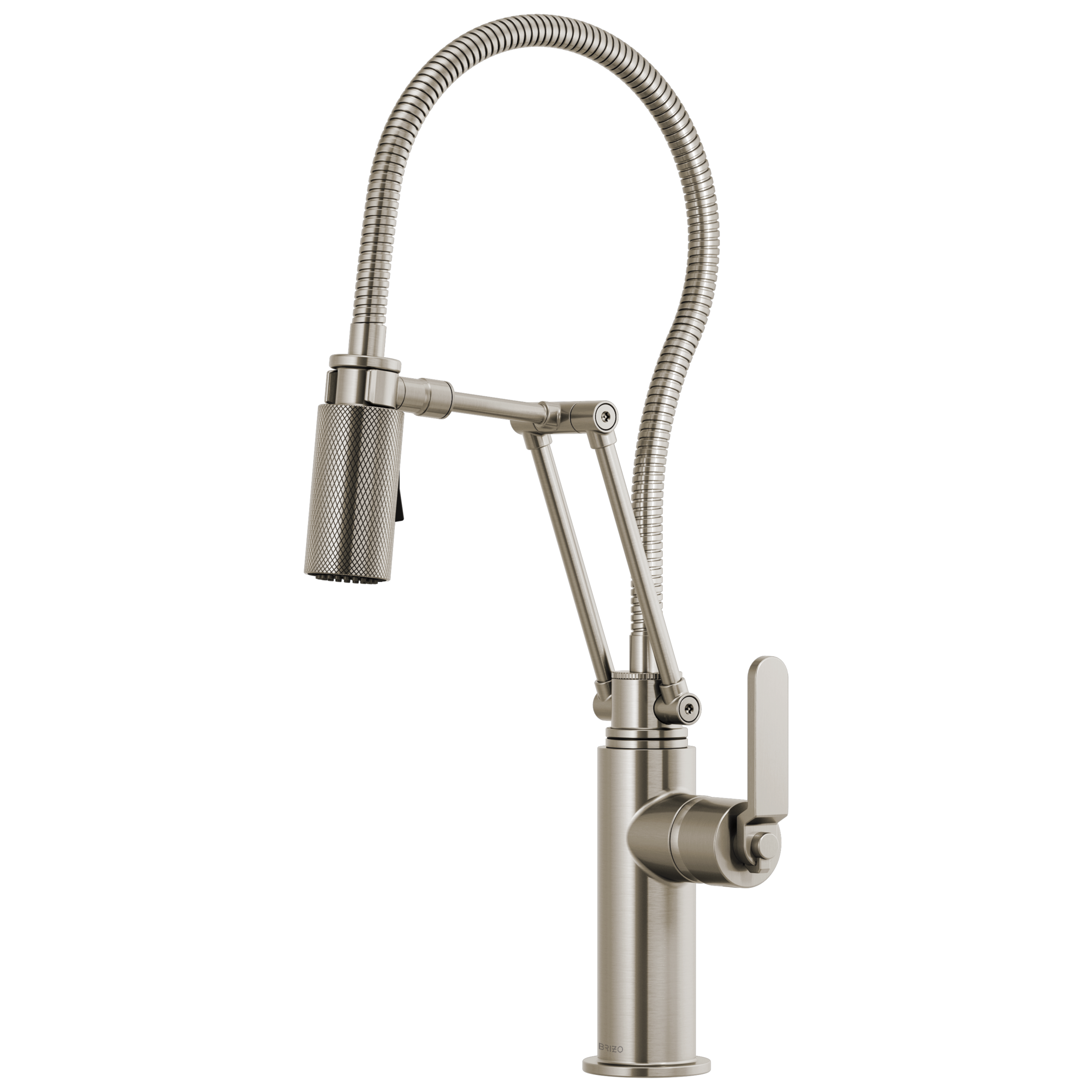 Brizo Litze Mezcladora Articulante con Manguera Integrada (63144LF) — Acero Inoxidable