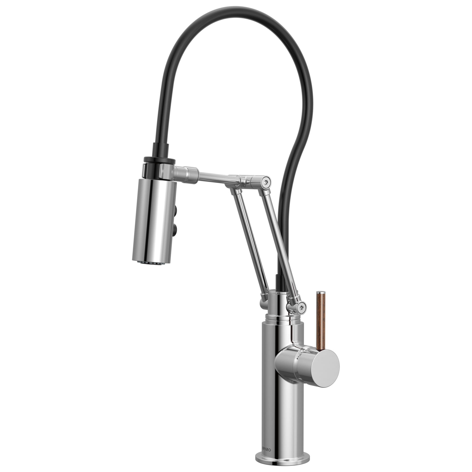 Brizo Odin Mezcladora Articulante — Cromo — Manija de Madera