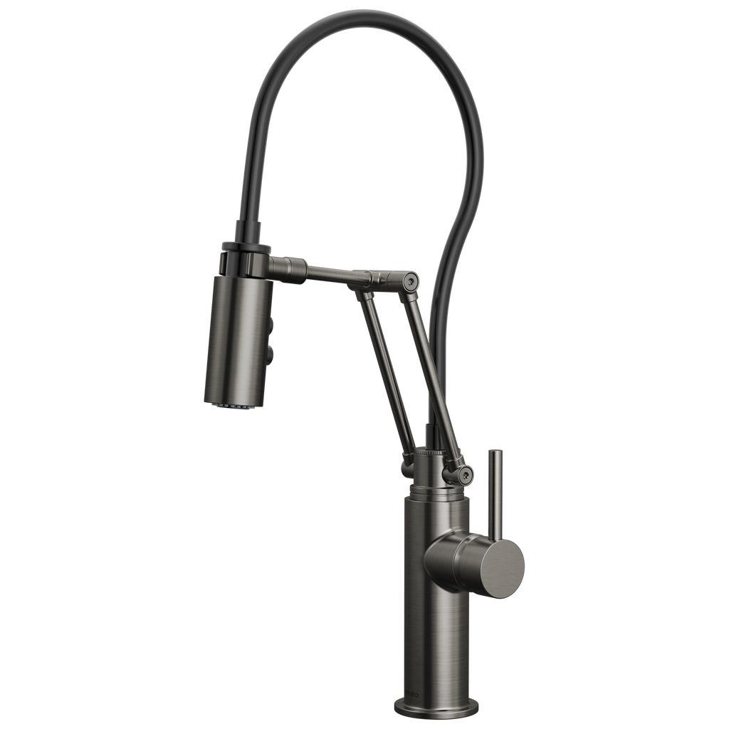Brizo Odin Mezcladora Articulante — Acero Luxe — Manija Metálica