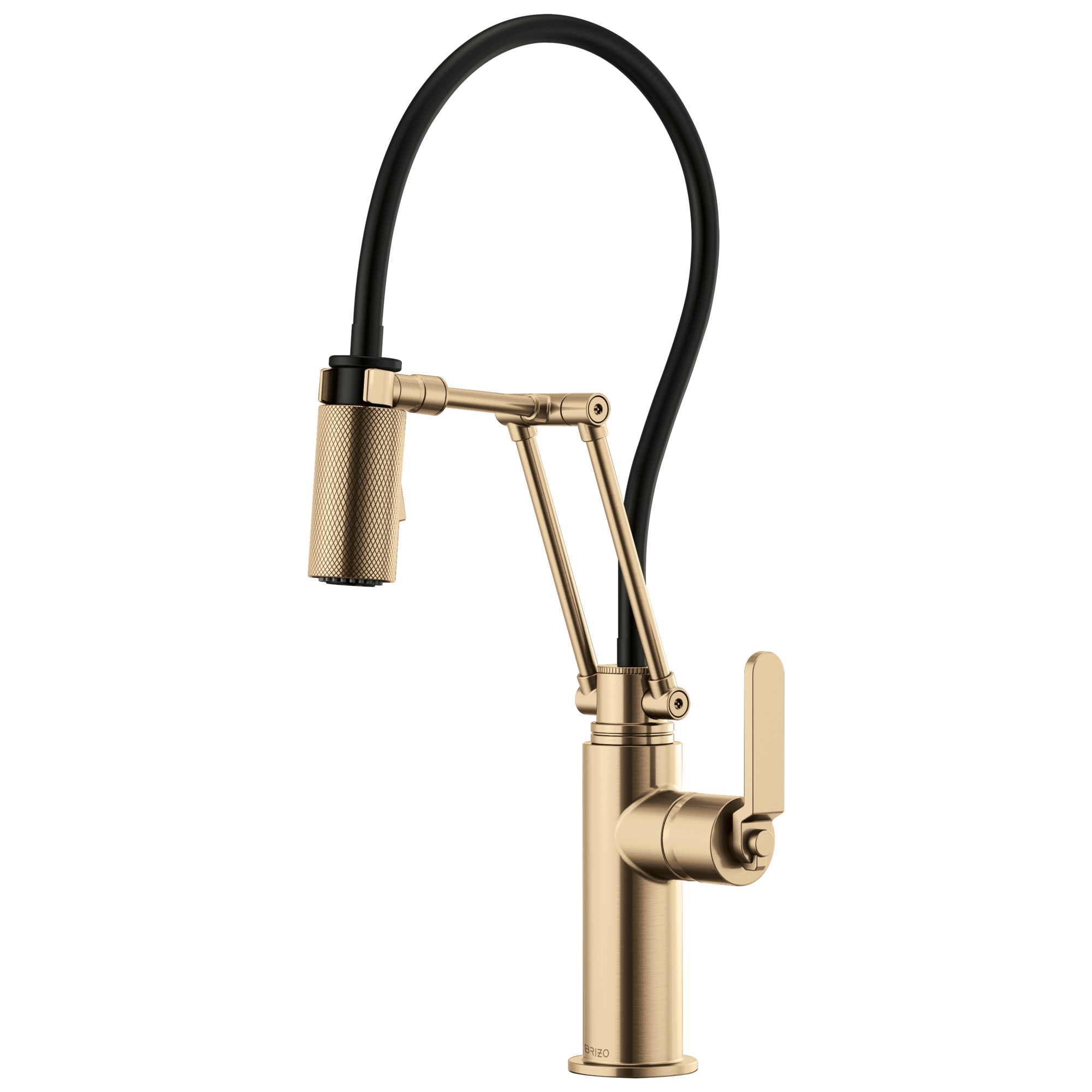 Brizo Litze Mezcladora Articulante — Manija Industrial — Oro Luxe