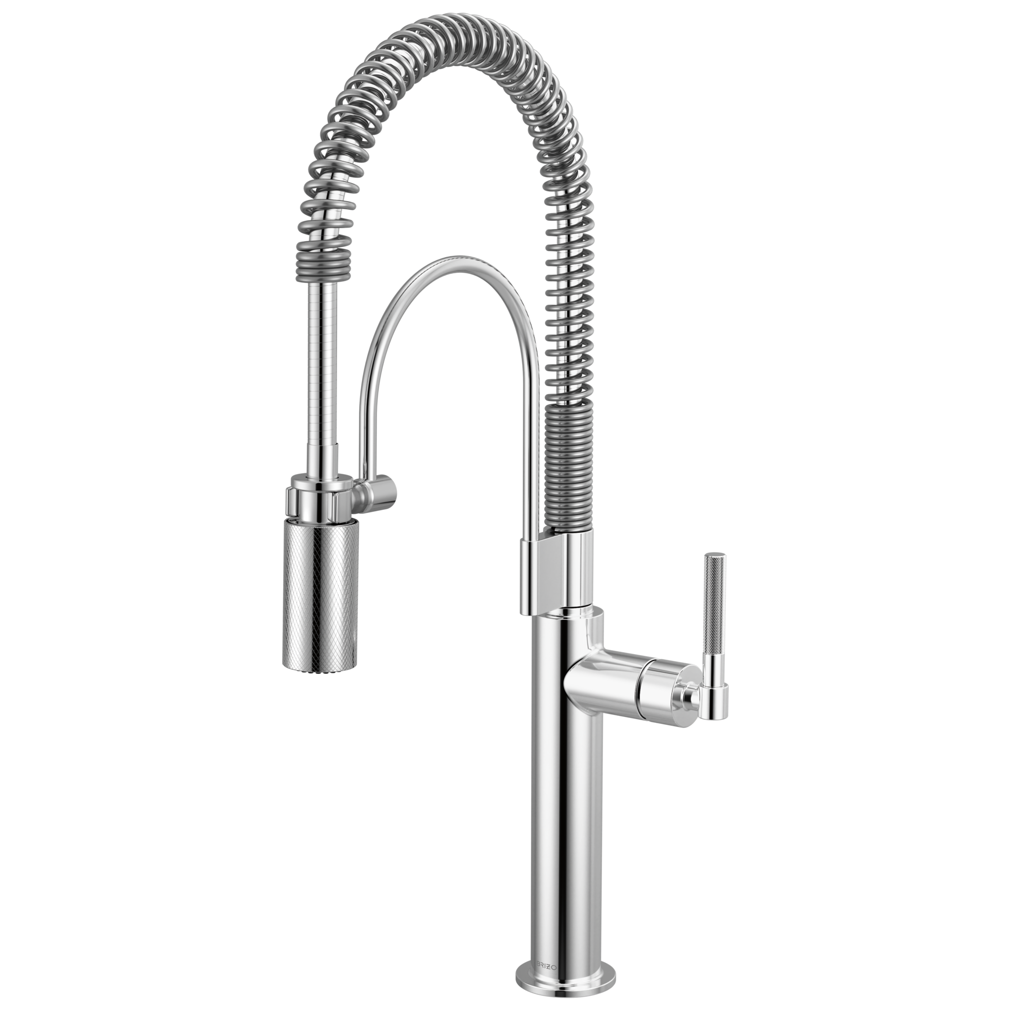 Brizo Litze Mezcladora Semi-Profesional — Manija Knurled — Cromo