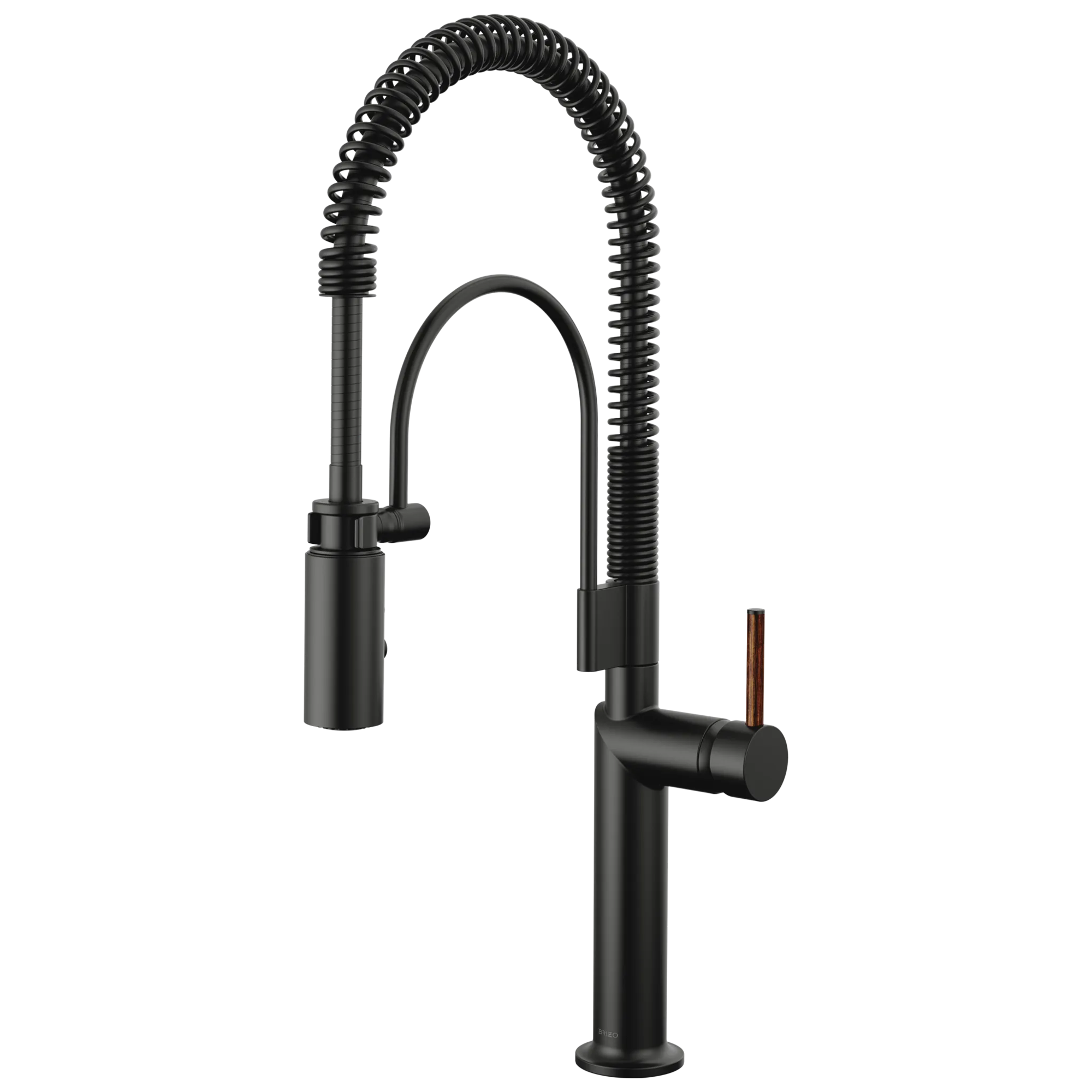 Brizo Odin Mezcladora Semi-Profesional — Negro Mate — Manija de Madera
