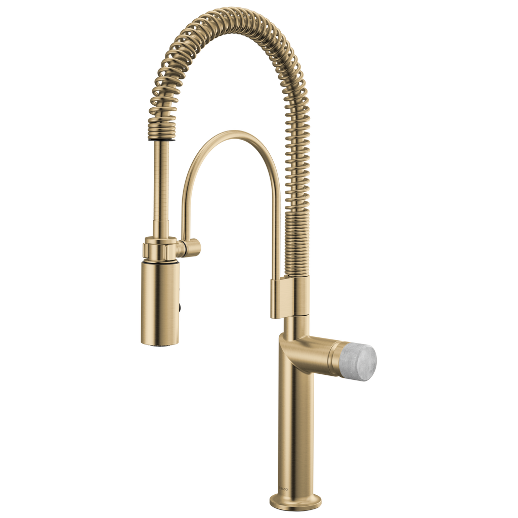 Brizo Odin Mezcladora Semi-Profesional — Oro Luxe — Perilla de Concreto