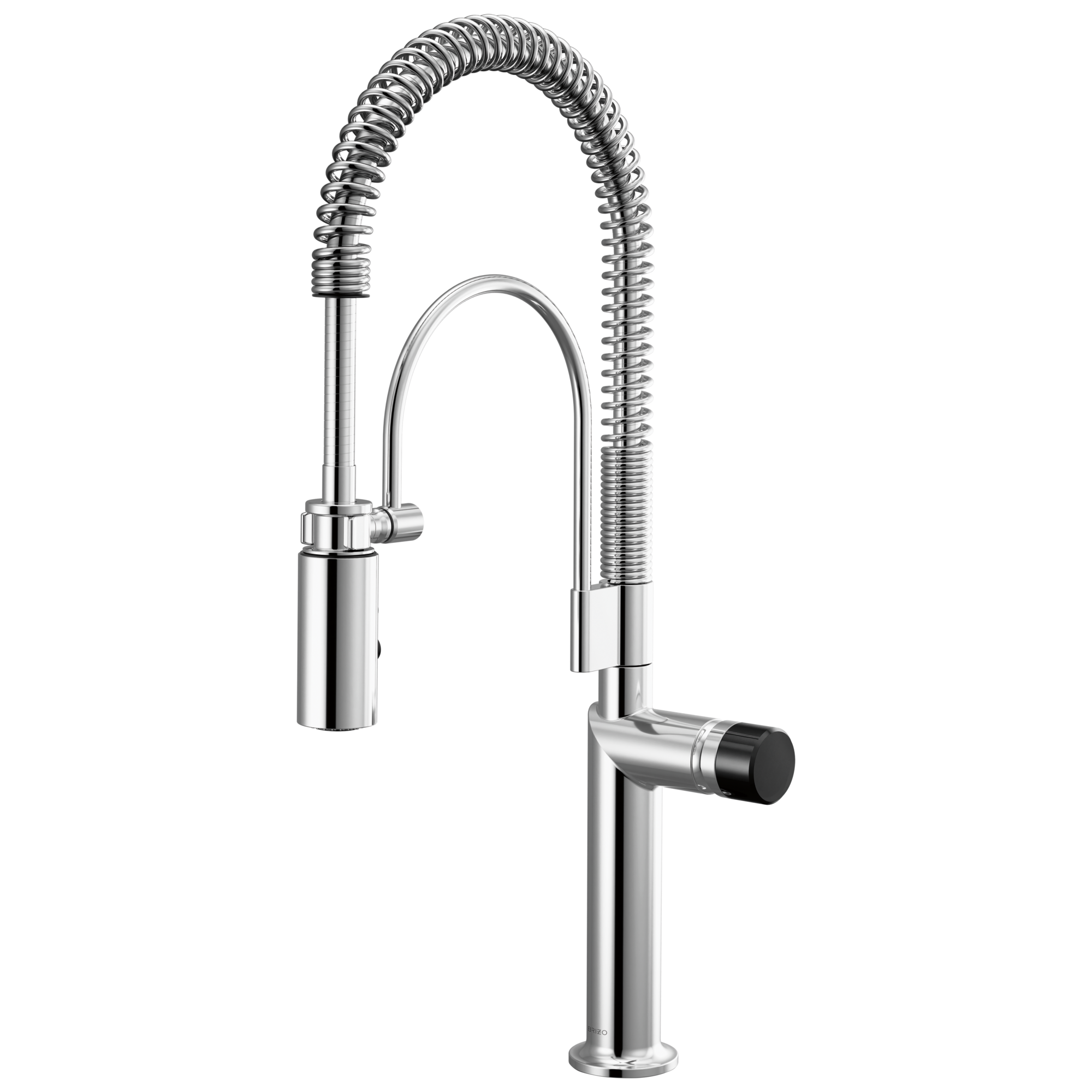 Brizo Odin Mezcladora Semi-Profesional — Cromo — Perilla con Cristal Negro
