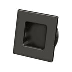 Deltana Jaladera Empotrada Cuadrada de Uso Rudo 2-3/4" — Bronce Aceitado