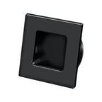 Deltana Jaladera Empotrada Cuadrada de Uso Rudo 2-3/4" — Negro Mate