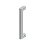 Deltana Jaladera Contemporánea de Acero Inoxidable 12" — Acero Inoxidable Satinado
