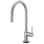 Brizo Odin Mezcladora Extraíble SmartTouch® — Surtidor en Arco — Acero Inoxidable — Manija Metálica