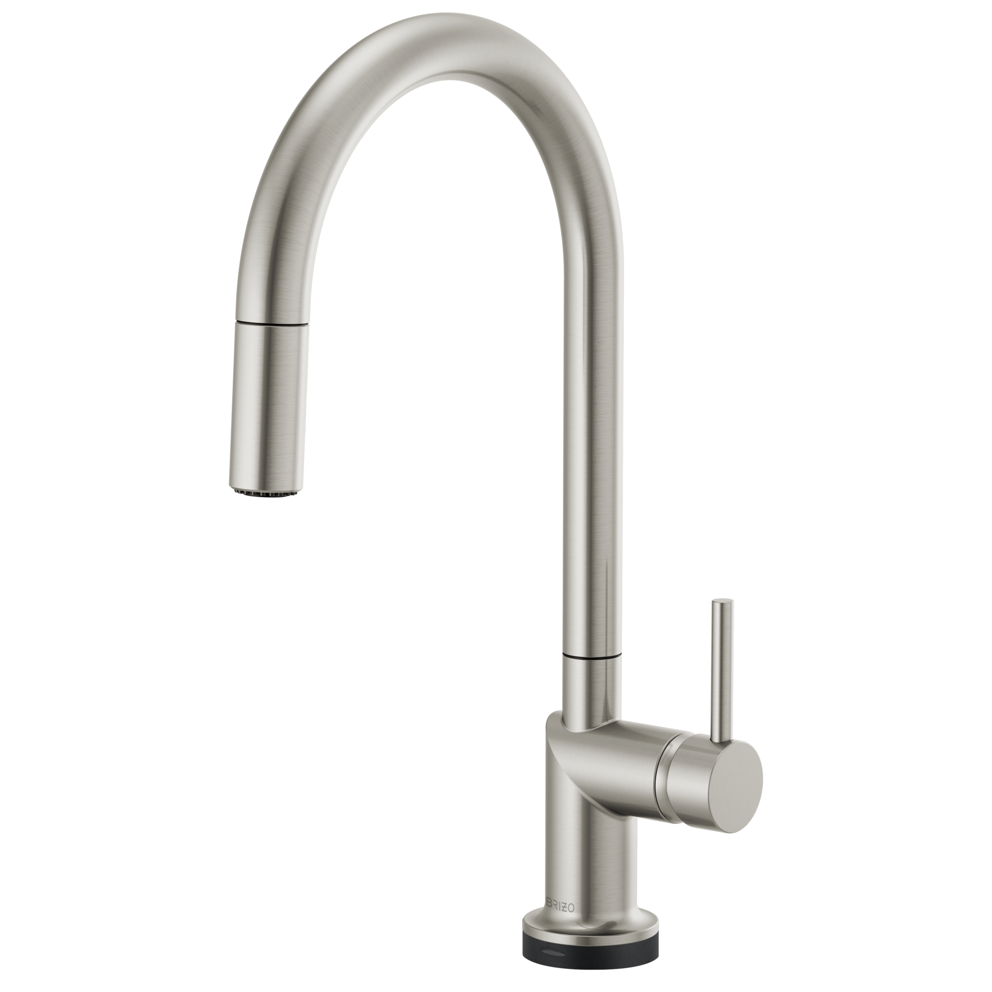 Brizo Odin Mezcladora Extraíble SmartTouch® — Surtidor en Arco — Acero Inoxidable — Manija Metálica