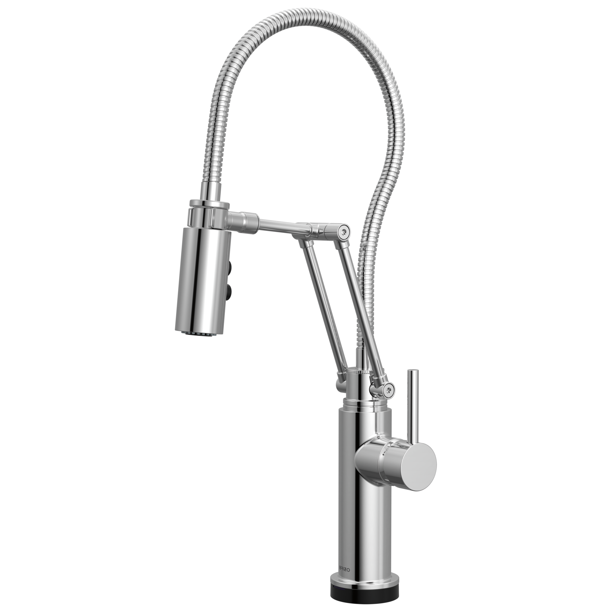 Brizo Odin Mezcladora Articulante SmartTouch® con Manguera Integrada — Cromo — Manija Metálica