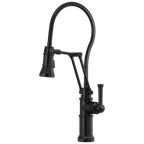 Brizo Artesso Mezcladora Articulante SmartTouch® con Manguera Integrada — Negro Mate
