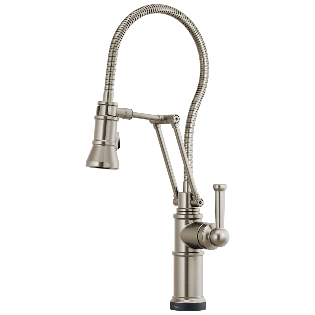 Brizo Artesso Mezcladora Articulante SmartTouch® con Manguera Integrada — Acero Inoxidable