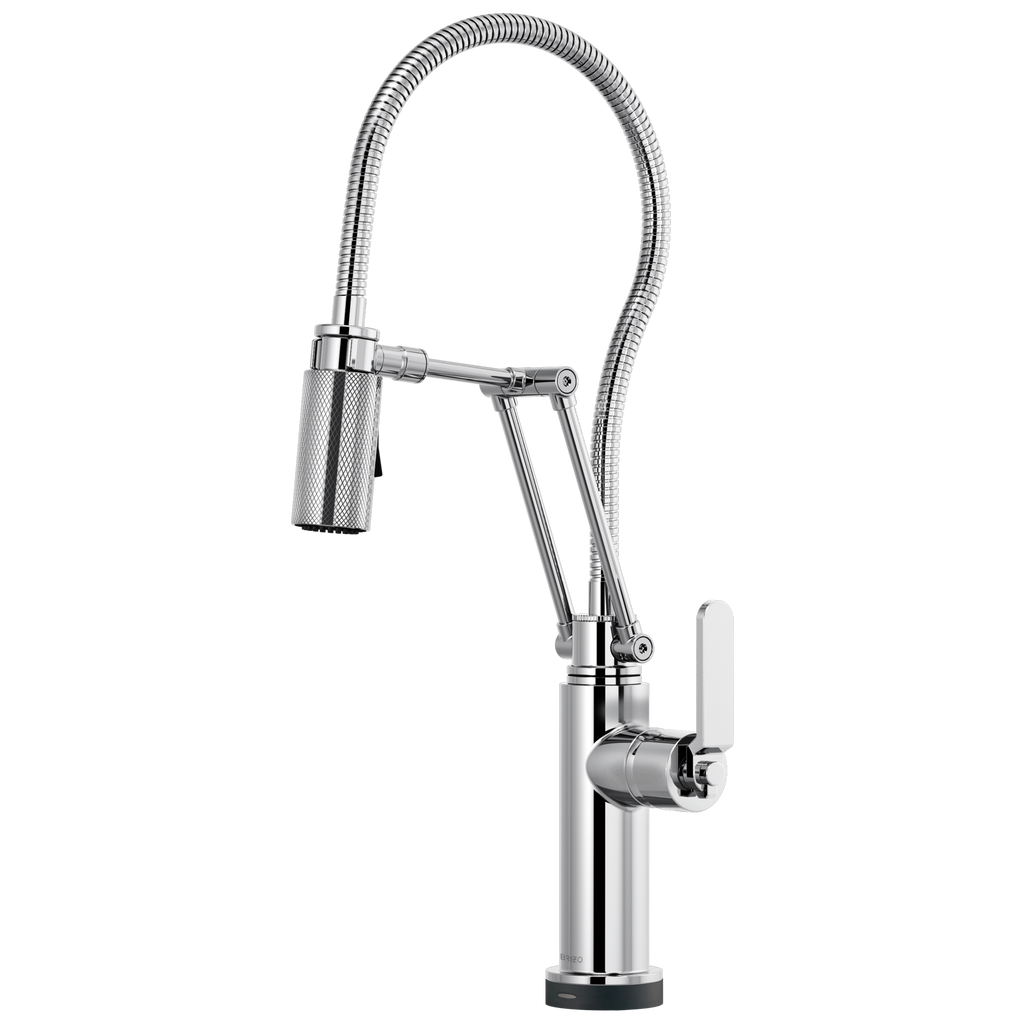 Brizo Litze Mezcladora Articulante SmartTouch® con Manguera Integrada (64144LF) — Cromo