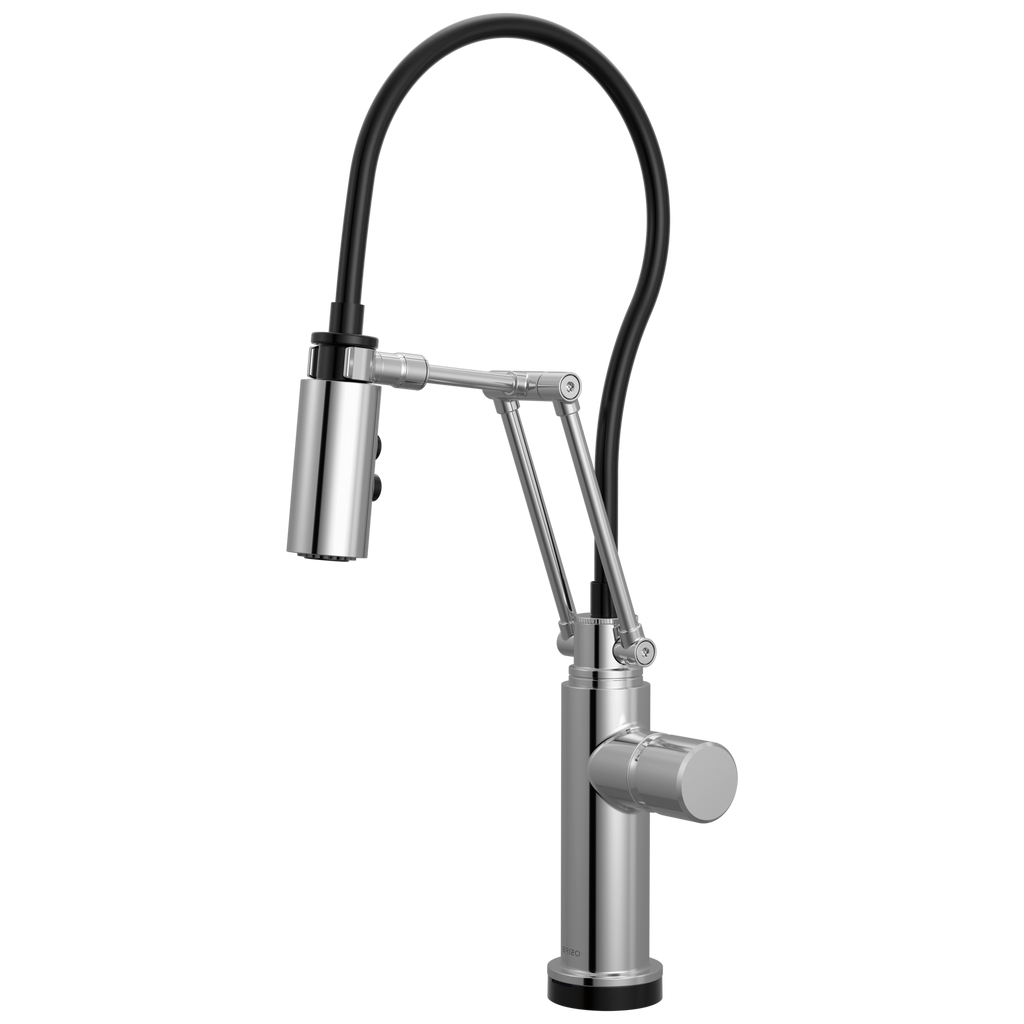 Brizo Odin Mezcladora Articulante SmartTouch® — Cromo — Perilla Metálica
