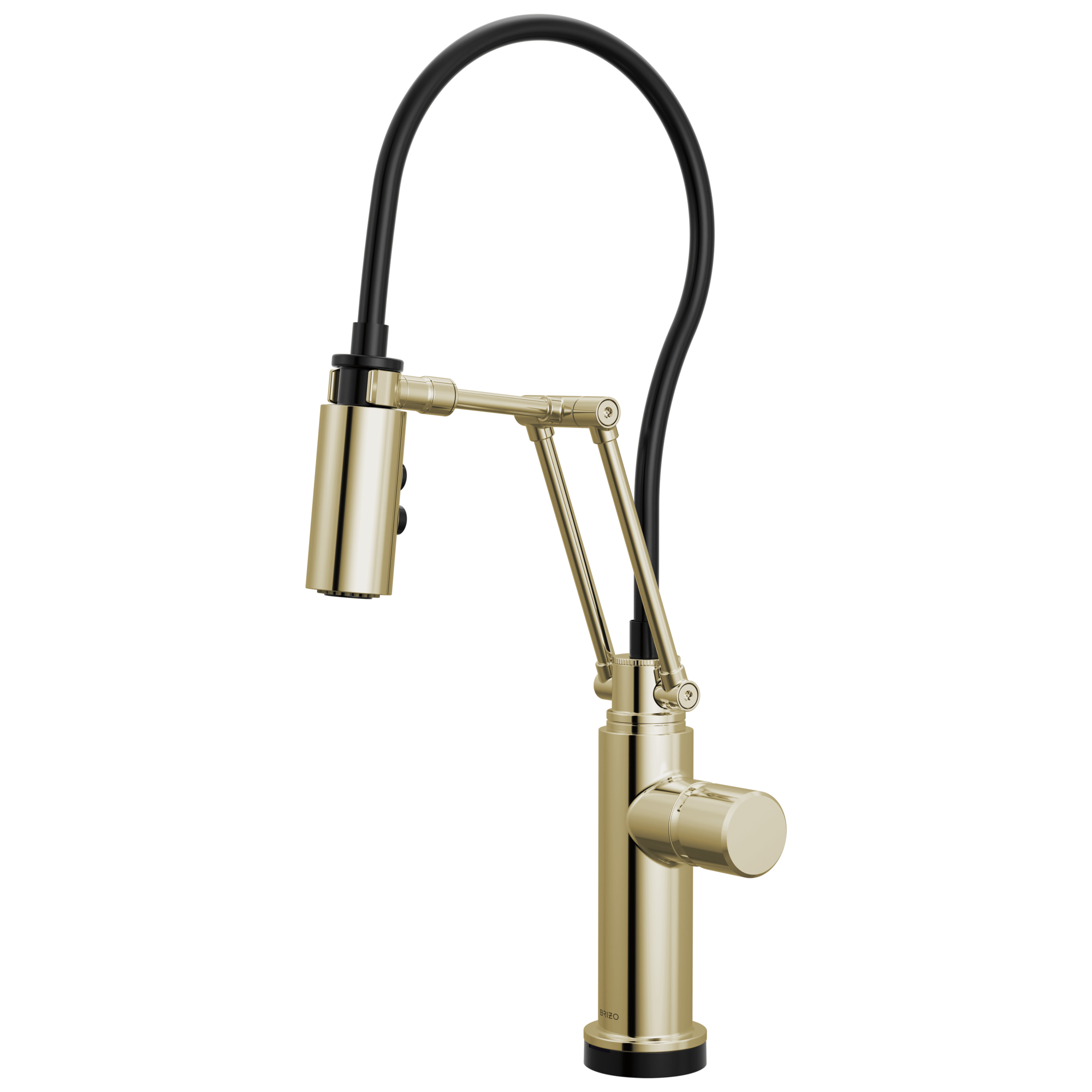 Brizo Odin Mezcladora Articulante SmartTouch® — Níquel Pulido — Perilla Metálica