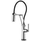 Brizo Litze Mezcladora Articulante SmartTouch® — Manija Knurled — Cromo