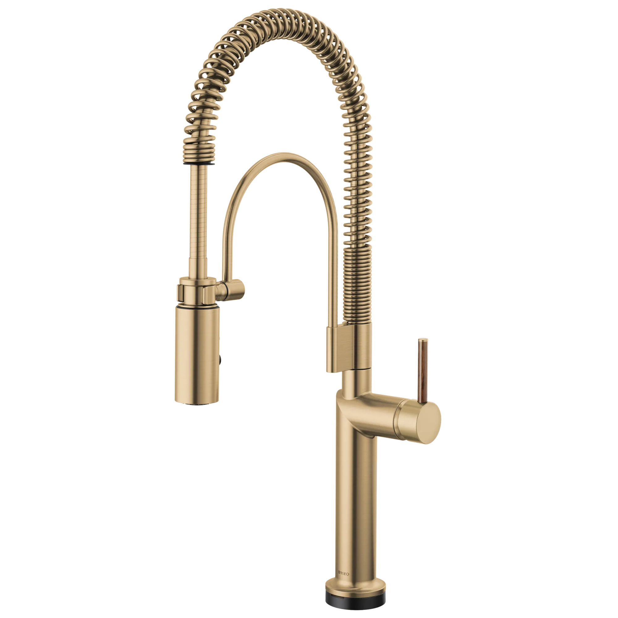 Brizo Odin Mezcladora Semi-Profesional SmartTouch® — Oro Luxe — Manija de Madera