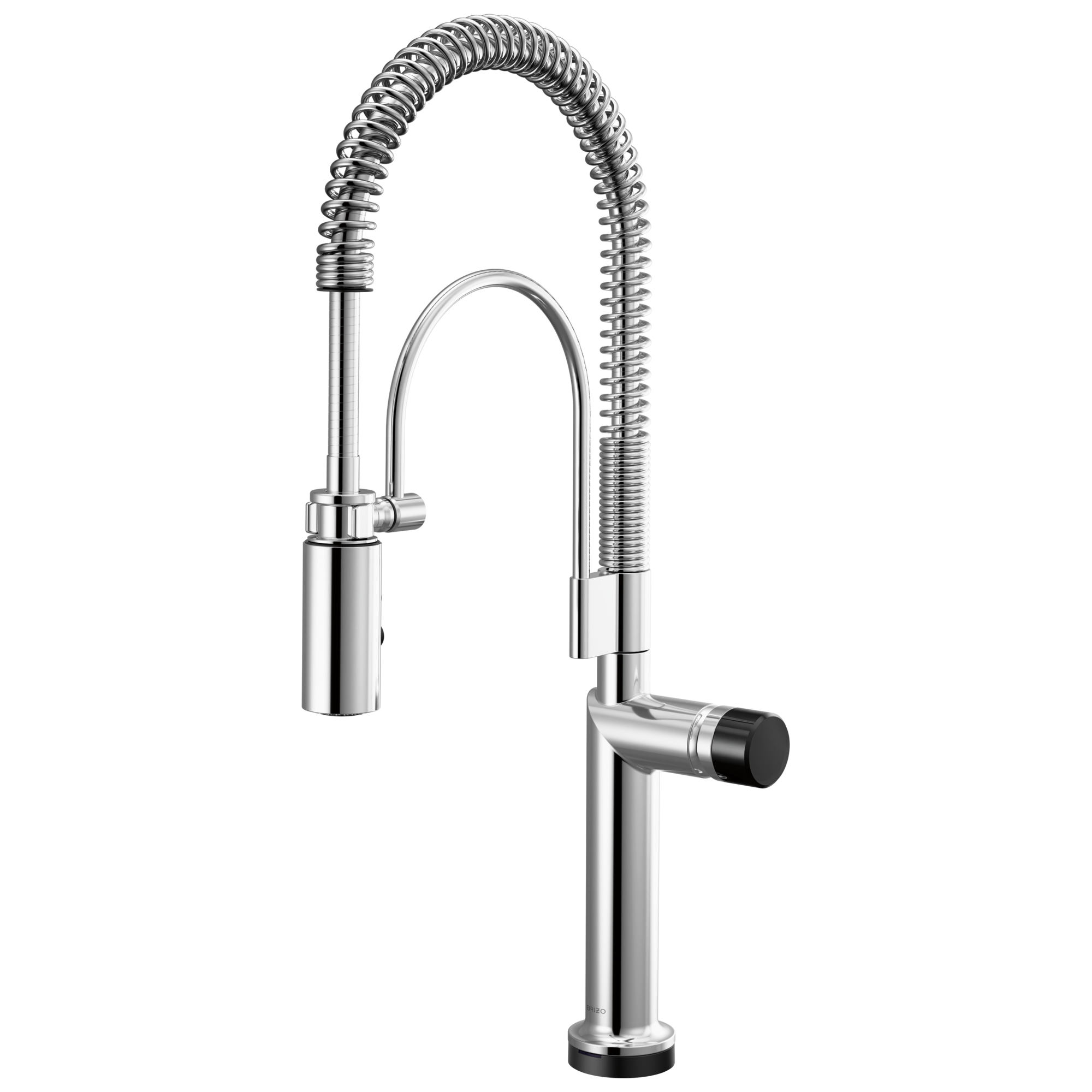 Brizo Odin Mezcladora Semi-Profesional SmartTouch® — Cromo — Perilla con Cristal Negro