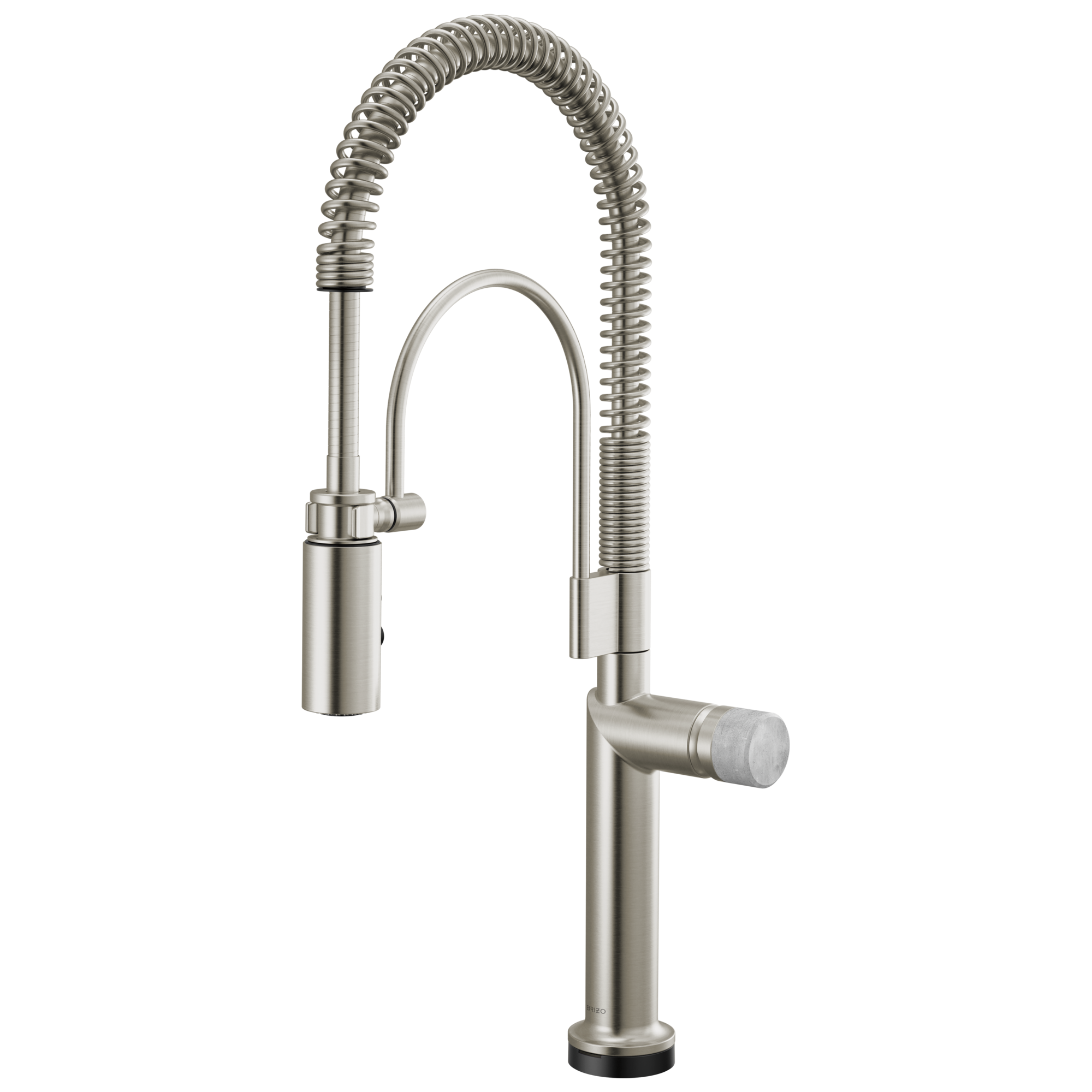 Brizo Odin Mezcladora Semi-Profesional SmartTouch® — Acero Inoxidable — Perilla de Concreto