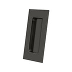 Deltana Jaladera Empotrada Rectangular de Uso Rudo 4" — Bronce Aceitado
