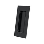 Deltana Jaladera Empotrada Rectangular de Uso Rudo 4" — Negro Mate