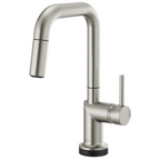 Brizo Odin Mezcladora Prep Extraíble SmartTouch® — Surtidor Cuadrado — Acero Inoxidable — Manija Metálica