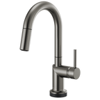 Brizo Odin Mezcladora Prep Extraíble SmartTouch® — Surtidor en Arco — Acero Luxe — Manija Metálica