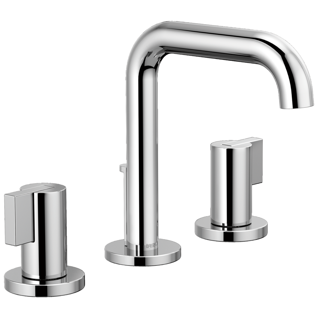 Brizo Litze Grifo Widespread para Lavabo — Surtidor Alto — Cromo — Palanca