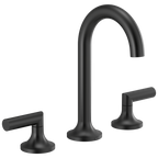 Brizo Jason Wu Grifo Widespread para Lavabo — Negro Mate — Palanca Baja