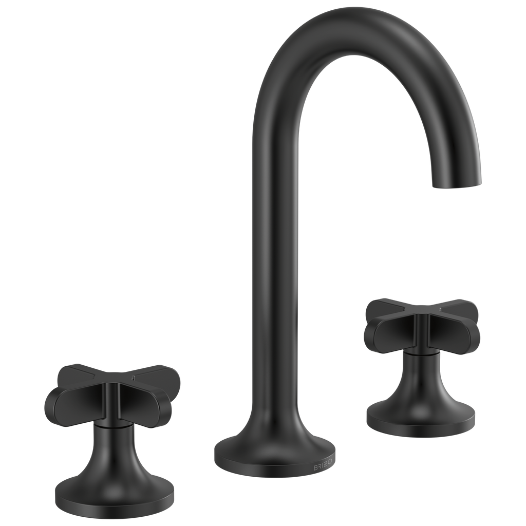 Brizo Jason Wu Grifo Widespread para Lavabo — Negro Mate — Cruceta Baja