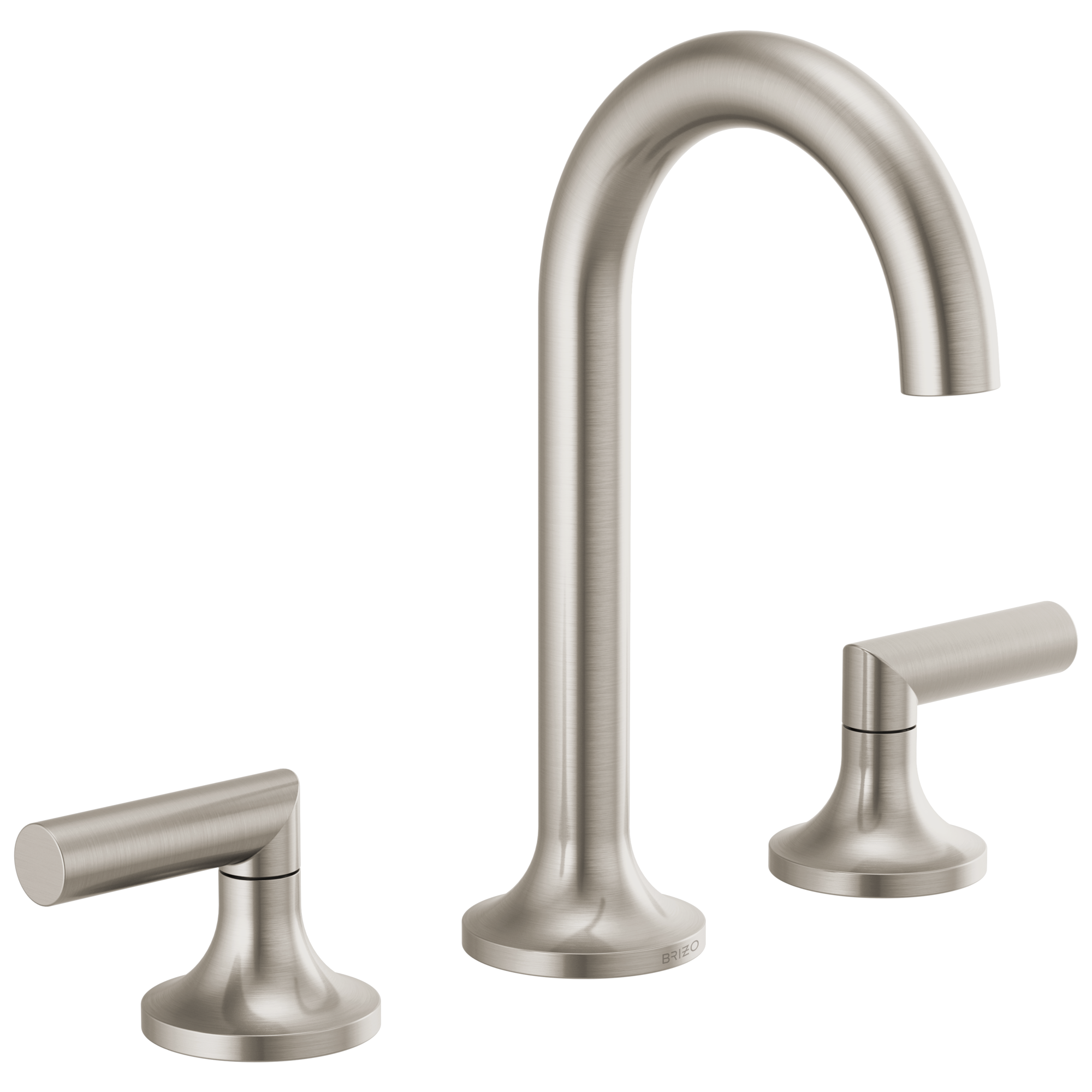 Brizo Odin Grifo Widespread para Lavabo — Níquel Cepillado — Palanca Baja